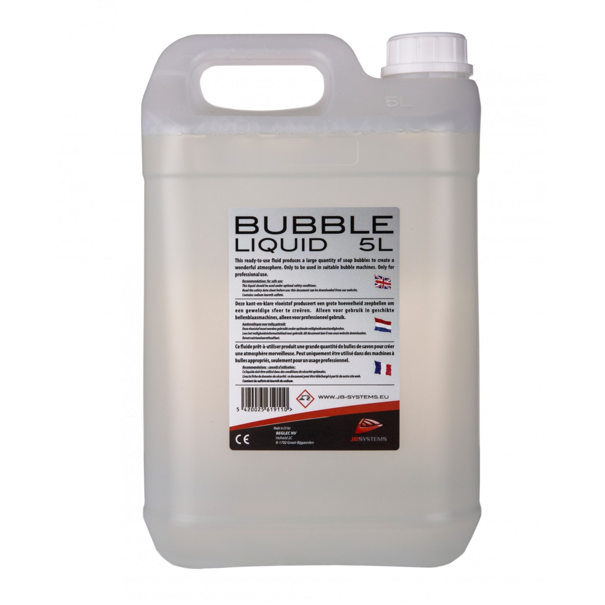 Jbsystems Bubble Liquide 5L